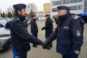 Uroczyste przekazanie pojazdów służbowych