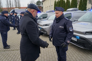 Uroczyste przekazanie pojazdów służbowych