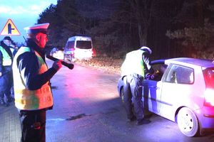 policjanci kontrolują pojazdy