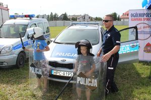 piknik strażacki - pokaz sprzętu