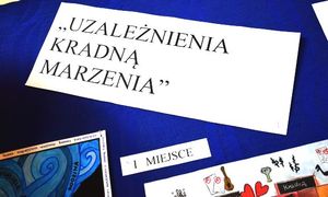 logo konkursu &quot;Uzależnienia kradną marzenia&quot;