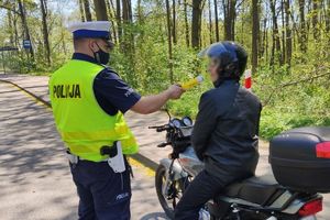 kontrola trzeźwości motocyklisty