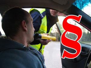 kierujący dmucha w alkomat