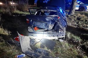 bmw po kolizji w miejscowości Popowo