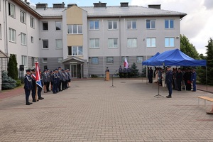 policjanci biorą udział w obchodach Święta Policji