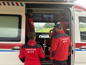 WOPR Lipno prowadzi poszukiwania za pomocą kamer